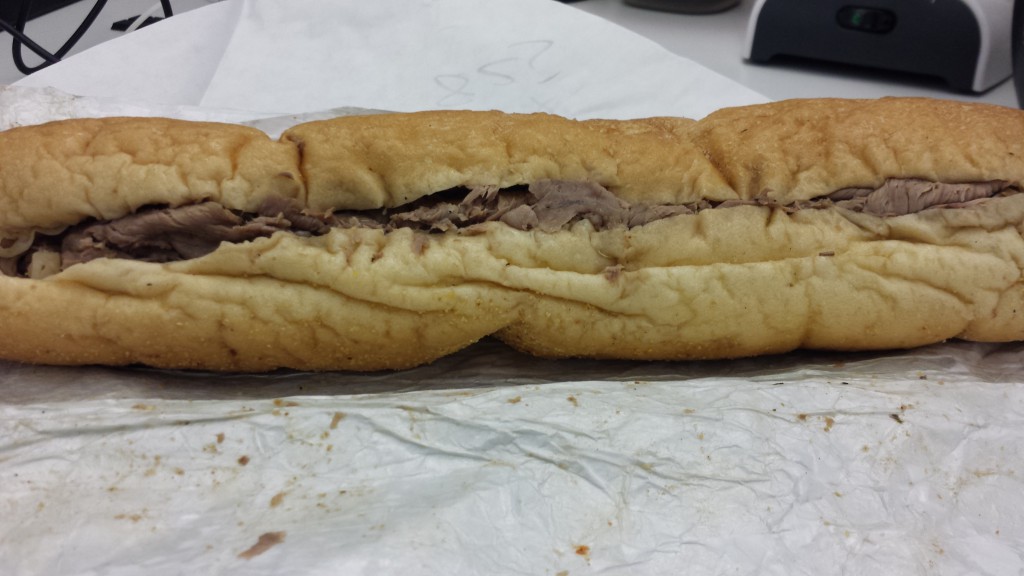 This is just a damned big sandwich