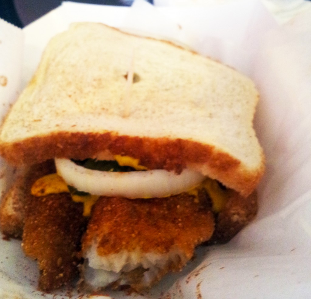 Bolton's Spicy Catfish Sandwich