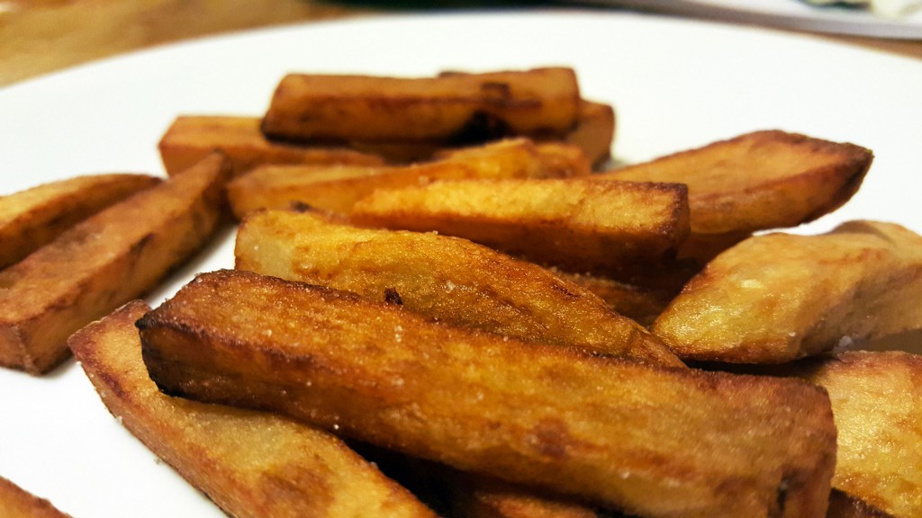 Chips after second fry at 375