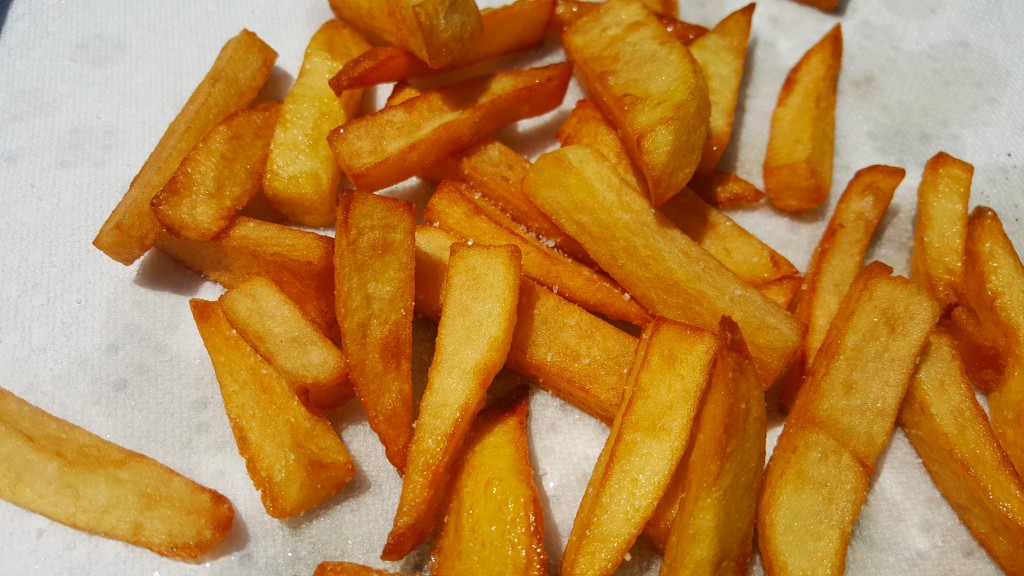 chips after second fry at 350