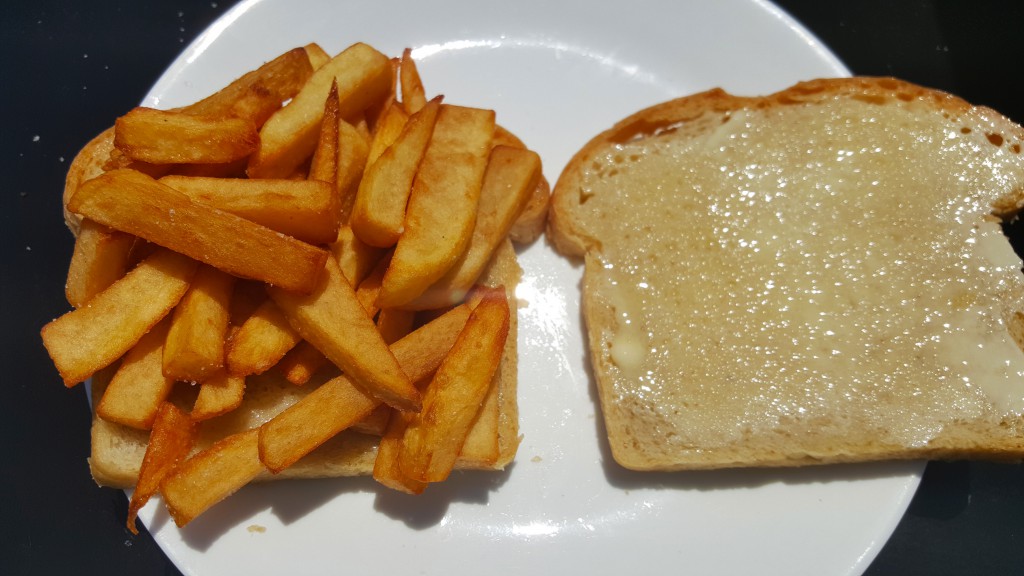 The chip butty, undressed