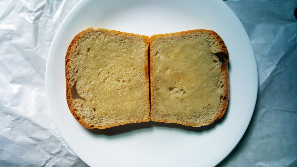 Toasted homemade sourdough