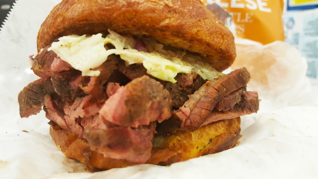 Tri-tip with cole slaw