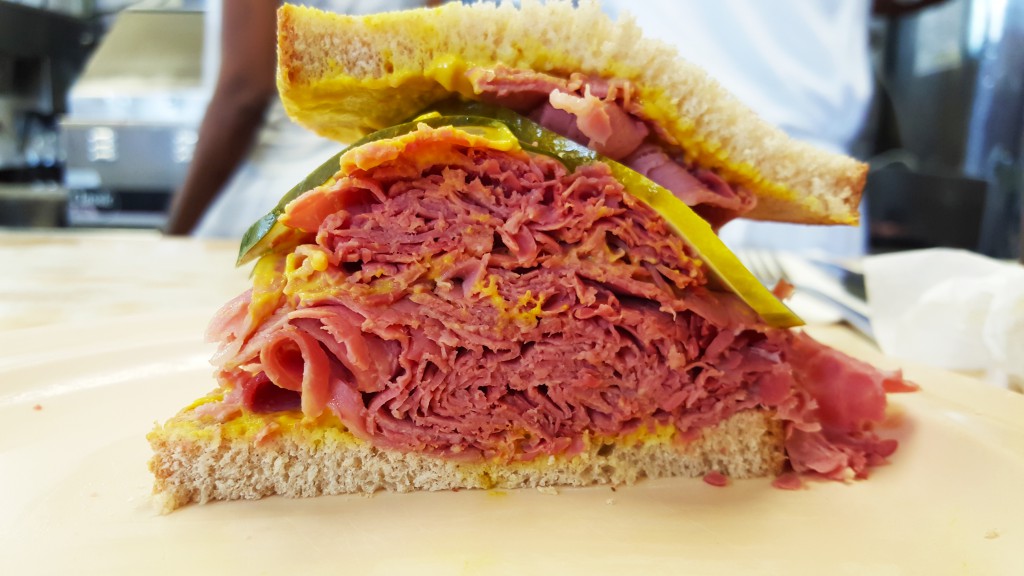 Corned beef from Moon's cross-section