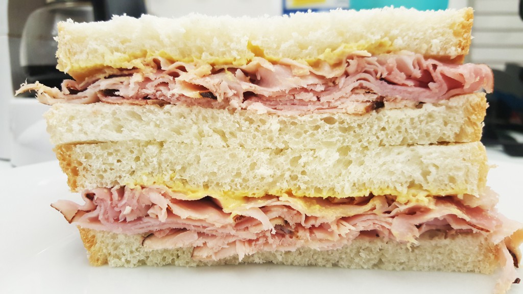 plain old ham sandwich