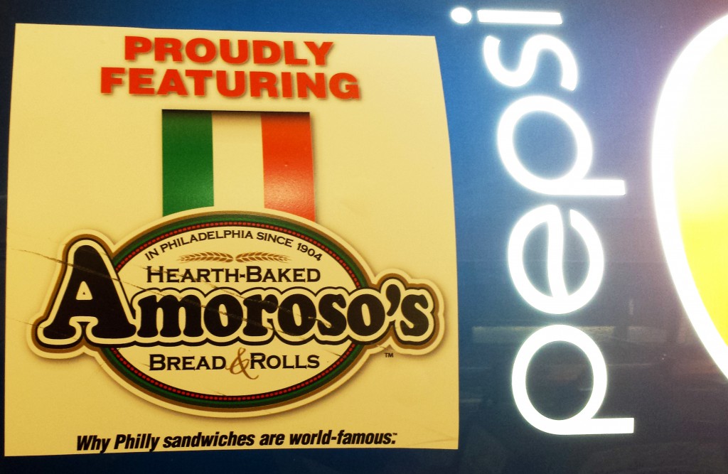 Proudly Featuring Amoroso's Bread