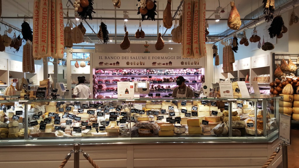 The cheese counter at Eataly
