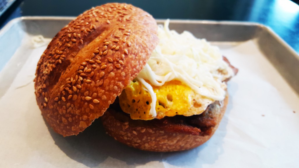 Cemita Milanesa with fried egg