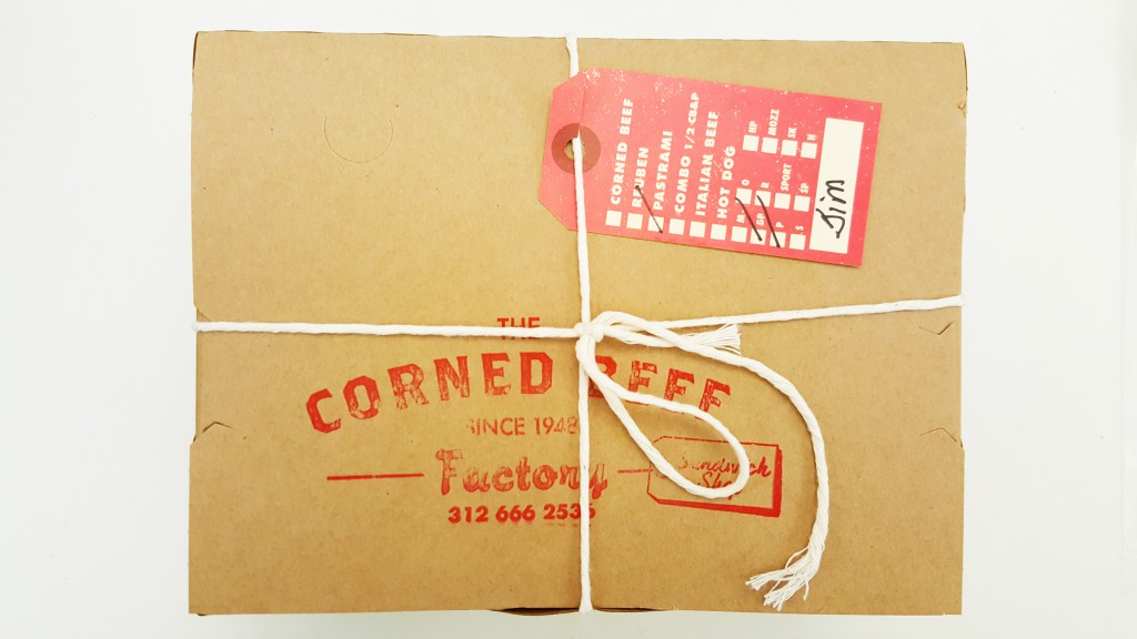 How your order arrives at Corned Beef Factory
