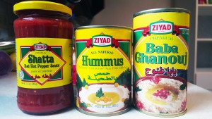 Ziyad brand Shatta, Hummus, Baba Ghanoush