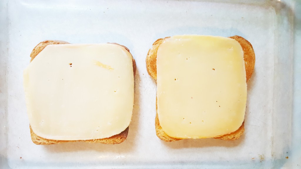 A slice of cheese to start