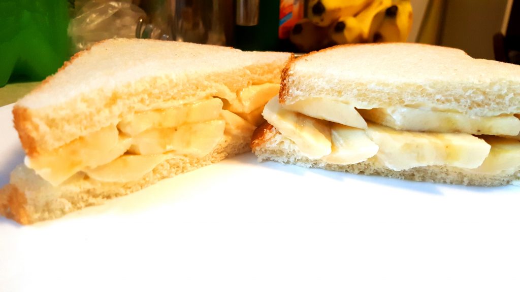 Banana mayo sandwich