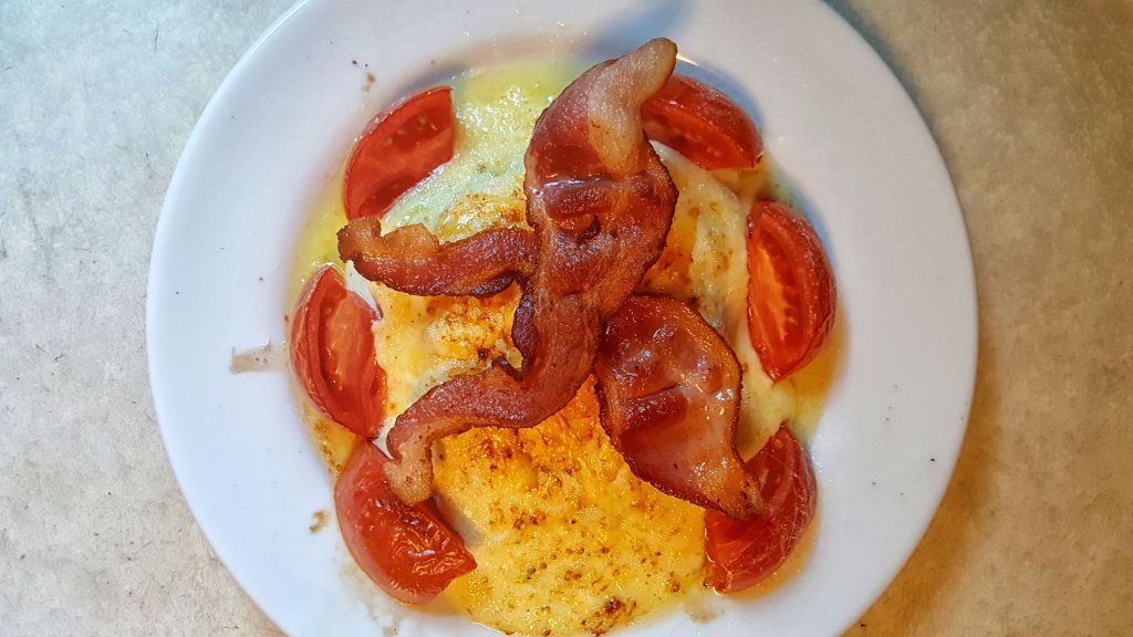 Hot Brown with Romano Cheese