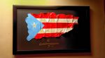 Puerto Rican Flag art at Nuevo Borinquen