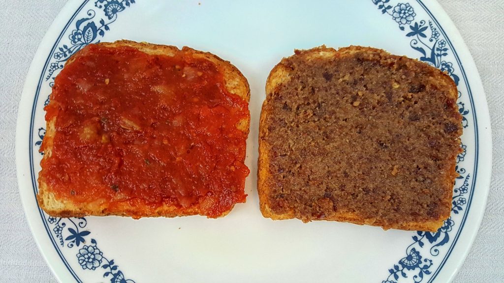 Tomato jam and bacon jam