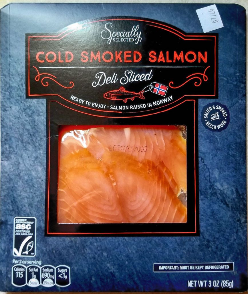 Cold Smoked Salmon from Aldi