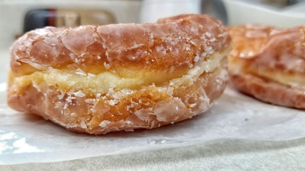 Glazed donuts from Old-Fashioned Donuts