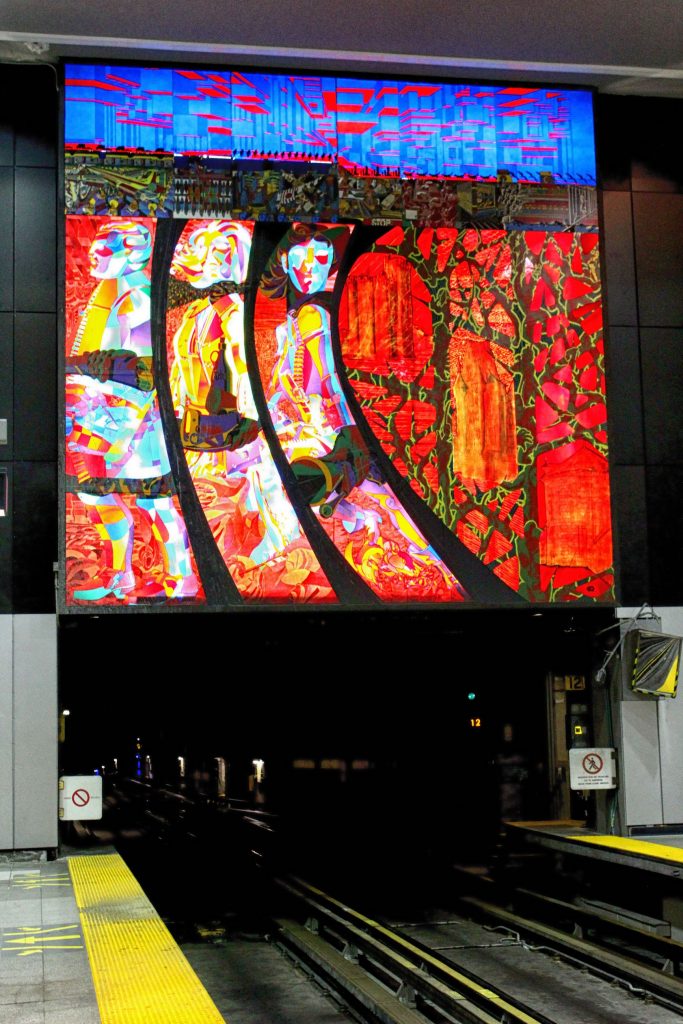 Art in metro station