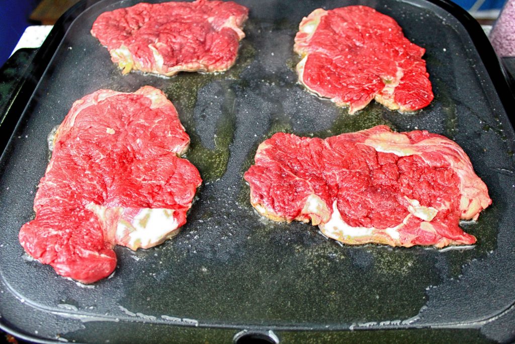 Steaks a la plancha