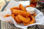 Onion rings from The Wharf