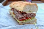 Roast beef sandwich from Submarine Port