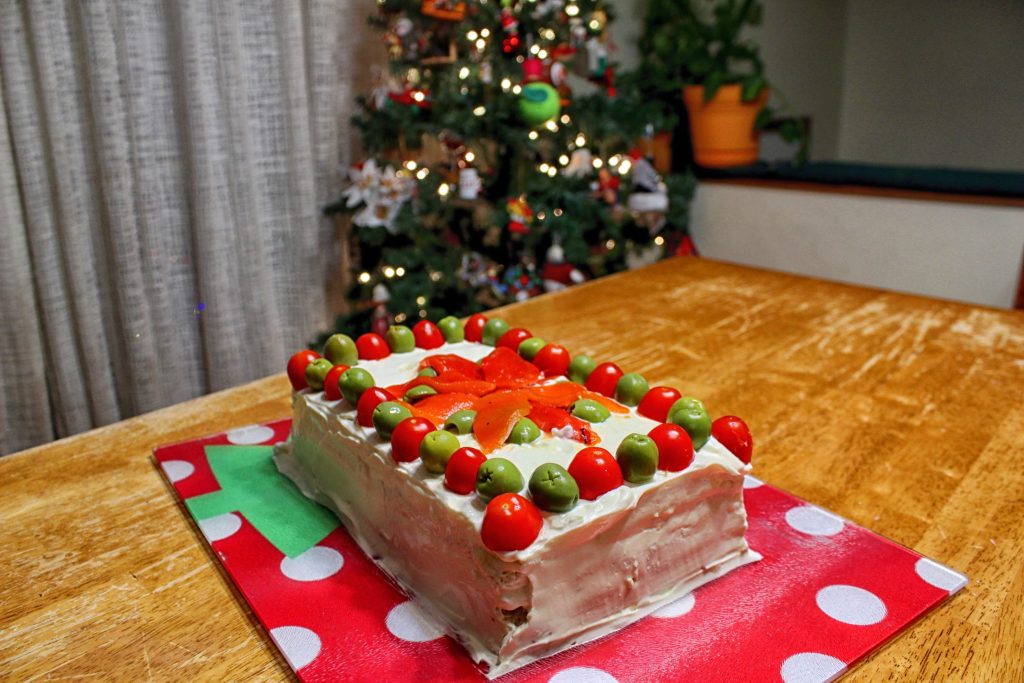 Sandwich cake for Christmas Eve