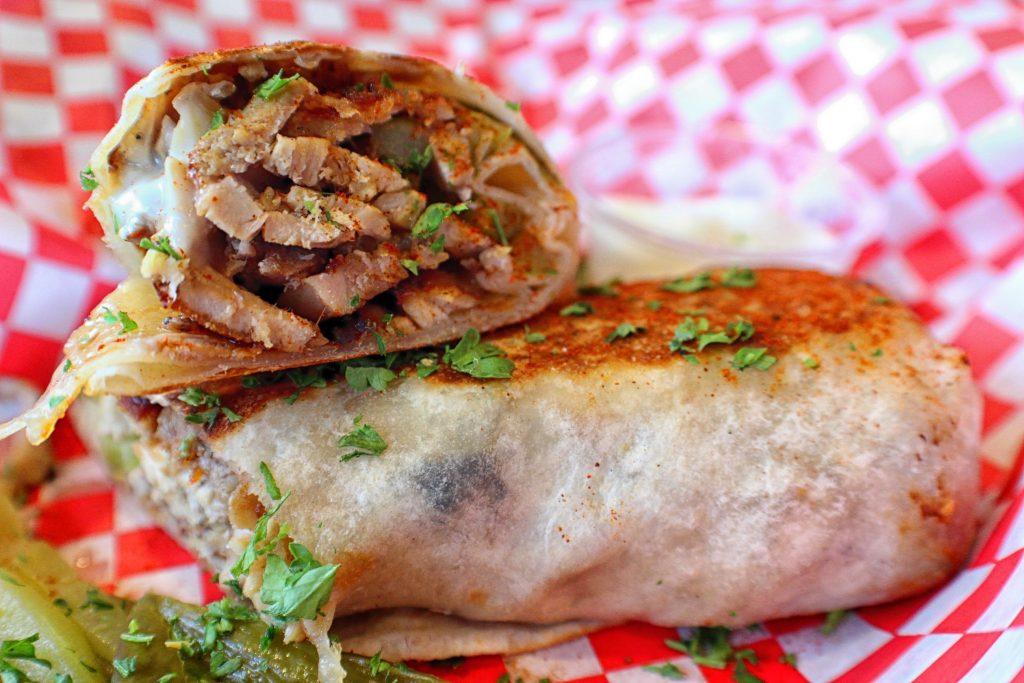Chicken shawarma wrap from Kabob-Q
