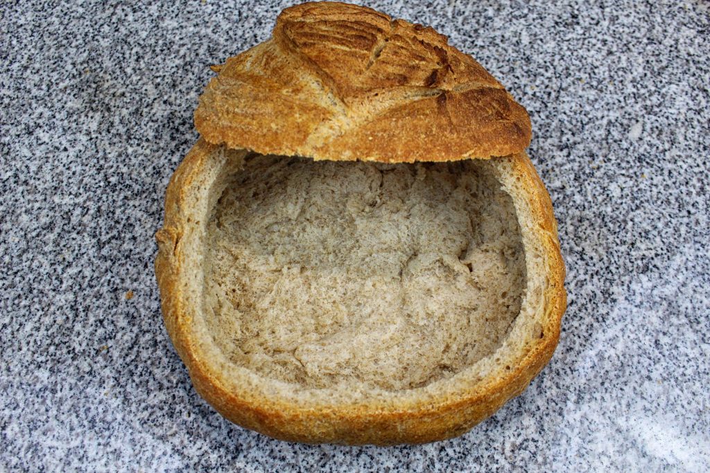 Boule, hollowed out