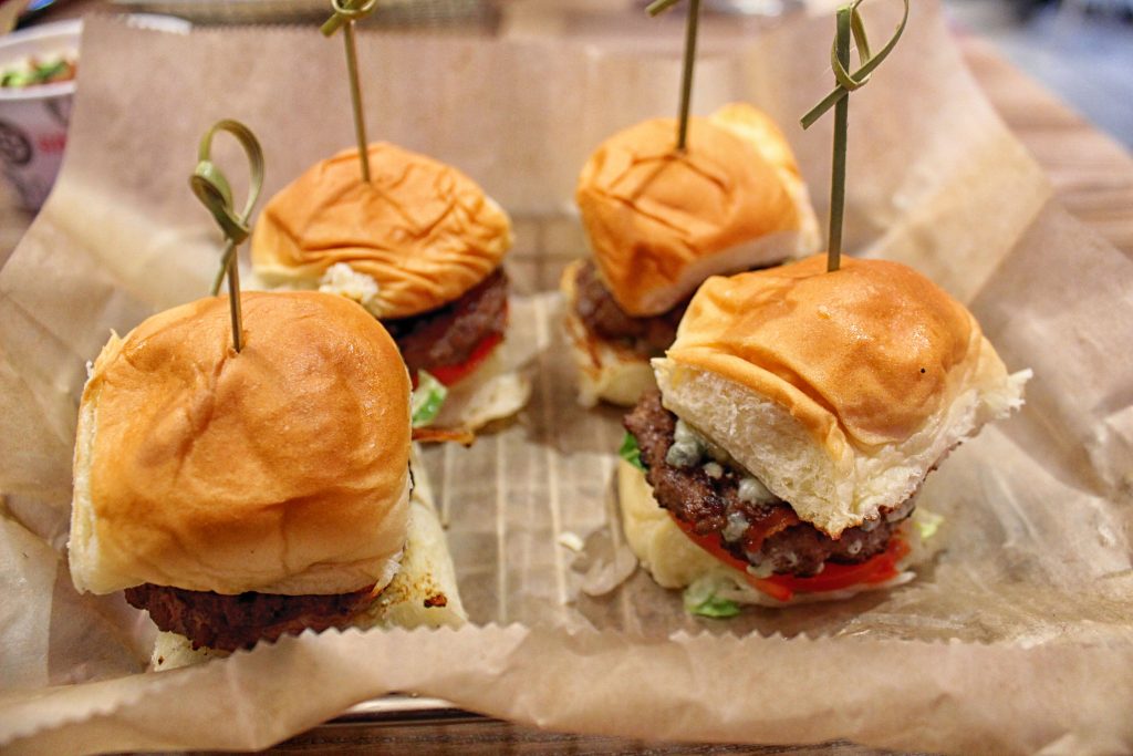 Sliders from Burger 21