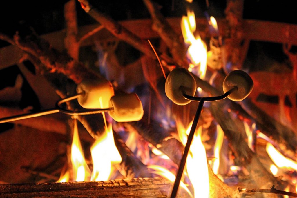 Toasting marshmallows